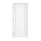 Trimlite 30"x80"x13/8" Primed 1Panel 2Step Interior Shaker 71/4" RH Prehung Door Matte Black Hinges 2668pri8491RH10B714 - alternate 1